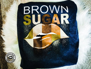 Brown Sugar Babe Tee - Black Empowerment Apparel, Black Power Apparel, Black Culture Apparel, Black History Apparel, ServeNSlayTees, 