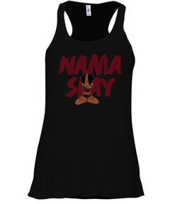 Nama Slay Yoga Racerback Tank - Black Empowerment Apparel, Black Power Apparel, Black Culture Apparel, Black History Apparel, ServeNSlayTees, 