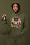 Peace Love and Light Hoodie - Black Empowerment Apparel, Black Power Apparel, Black Culture Apparel, Black History Apparel, ServeNSlayTees, 